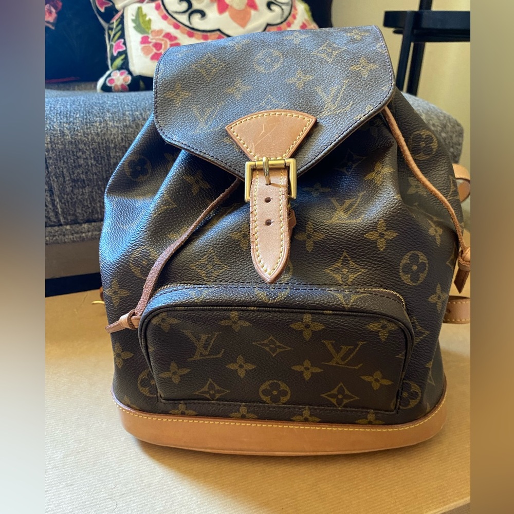 Authentic Louis Vuitton Montsouris MM Backpack